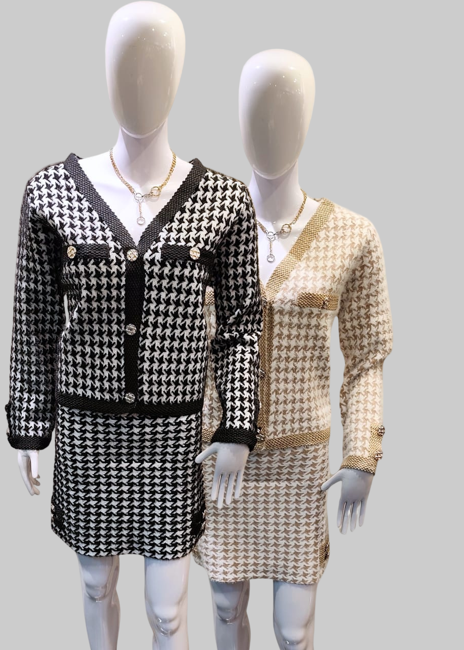 Set punto pata de gallo