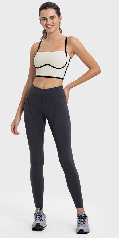 Top bicolor con tirantes