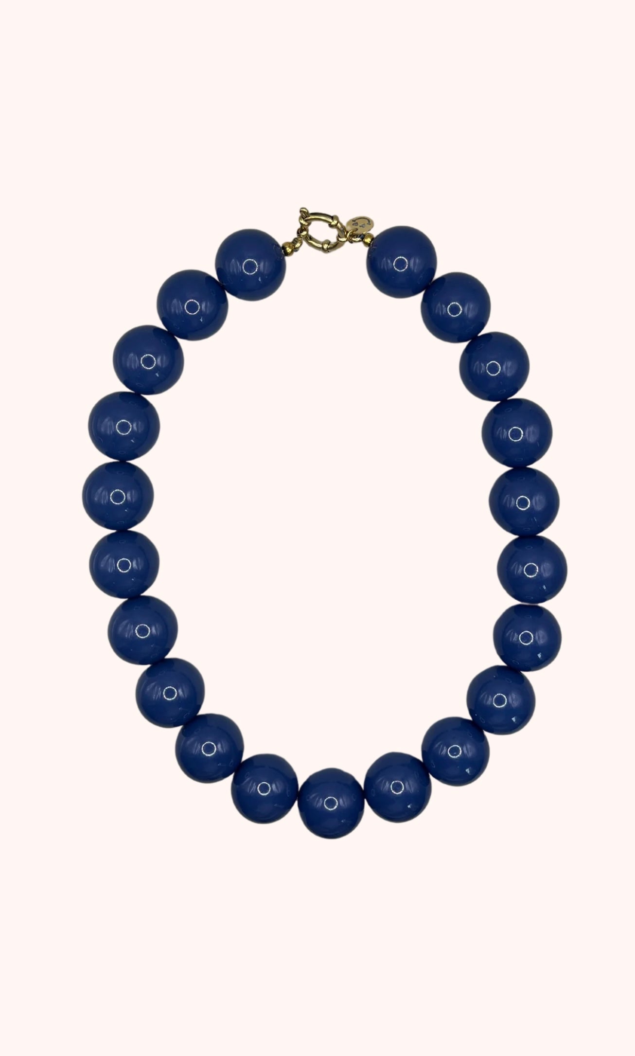 Collar de cuentas XL en colores vibrantes
