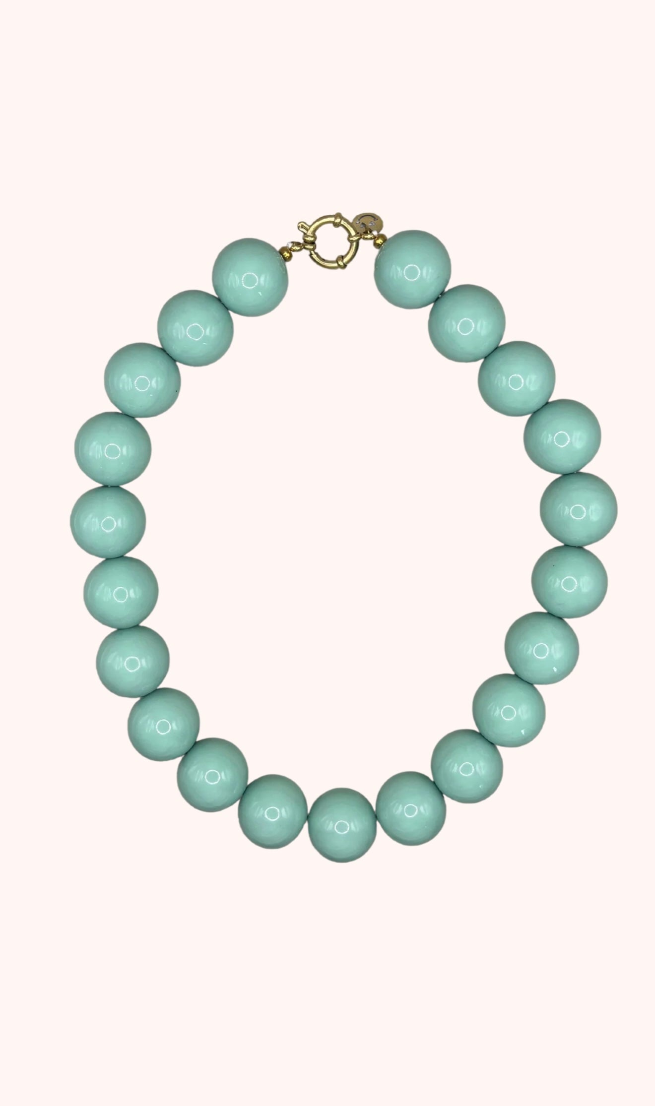 Collar de cuentas XL en colores vibrantes