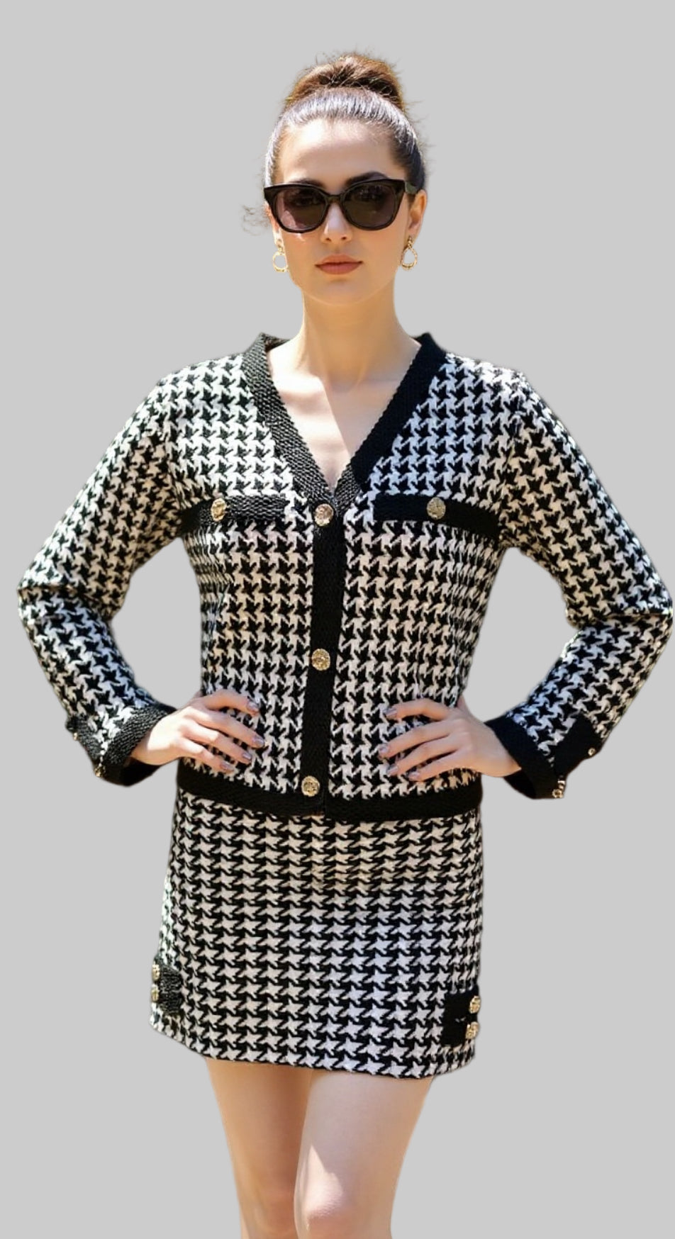 Set punto pata de gallo